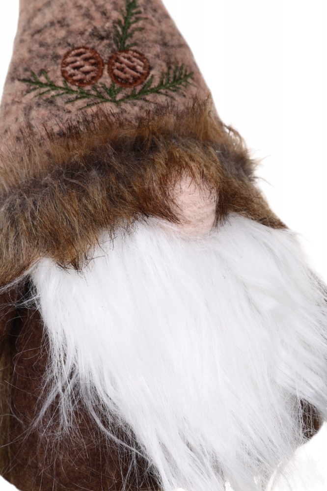 Декорация новогодняя Гном на металлической основе YH21005A 45 см