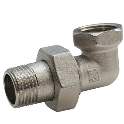 Згін з накидною гайкою ВЗ FADO S.r.l нікель 15 1/2 '' кутовий