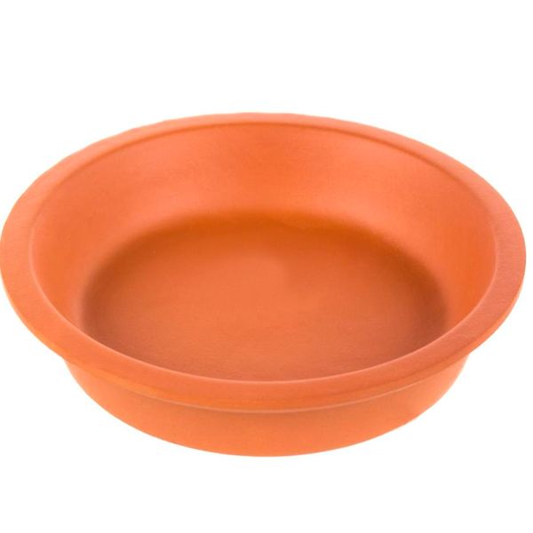 Поддон керамический Каменный цветок 1415 круглый терракот 