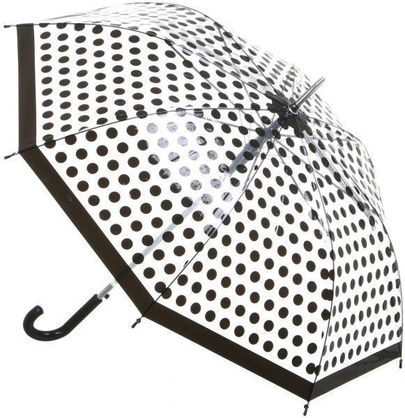 Зонт Susino 63 см прозрачный/черный 