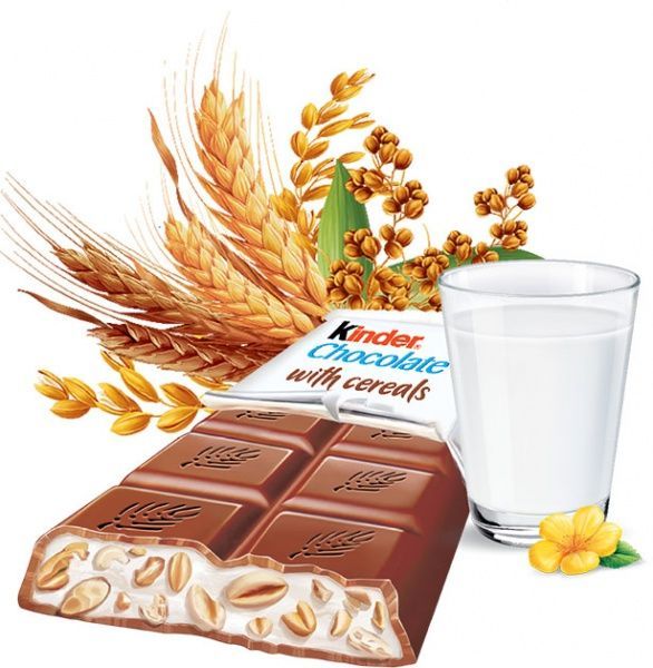 Батончик Kinder Country Т1х40 со злаками 23 г