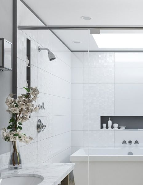 Плитка Golden Tile Сатин білий НЗ0453 2 сорт 30х60 