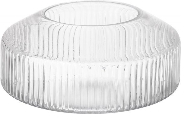 Ваза скляна прозора Хісторі 26,7 cм Wrzesniak Glassworks