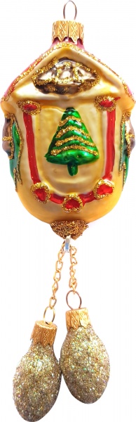 Подвеска Юріта Часы с шишками F202 бежевый