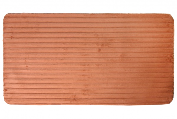 Коврик для ванной комнаты Dariana Экомех Страйп 60х120 см карамель