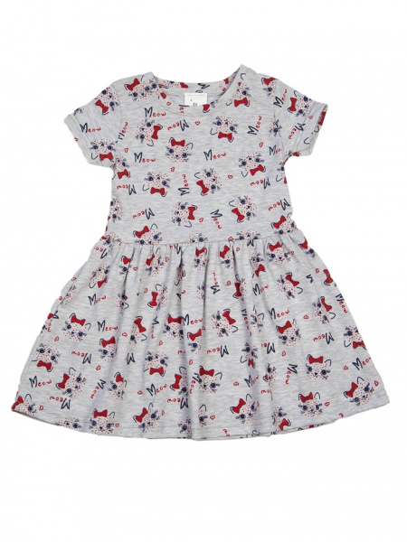 Платье Luna Kids Кошка р.98 серый 