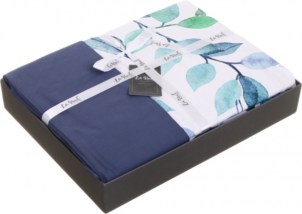 Комплект постільної білизни Botanic Blue 2 блакитний La Nuit 