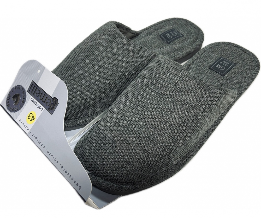 Капці домашні Gemelli Дамір р.44 темно-сірий