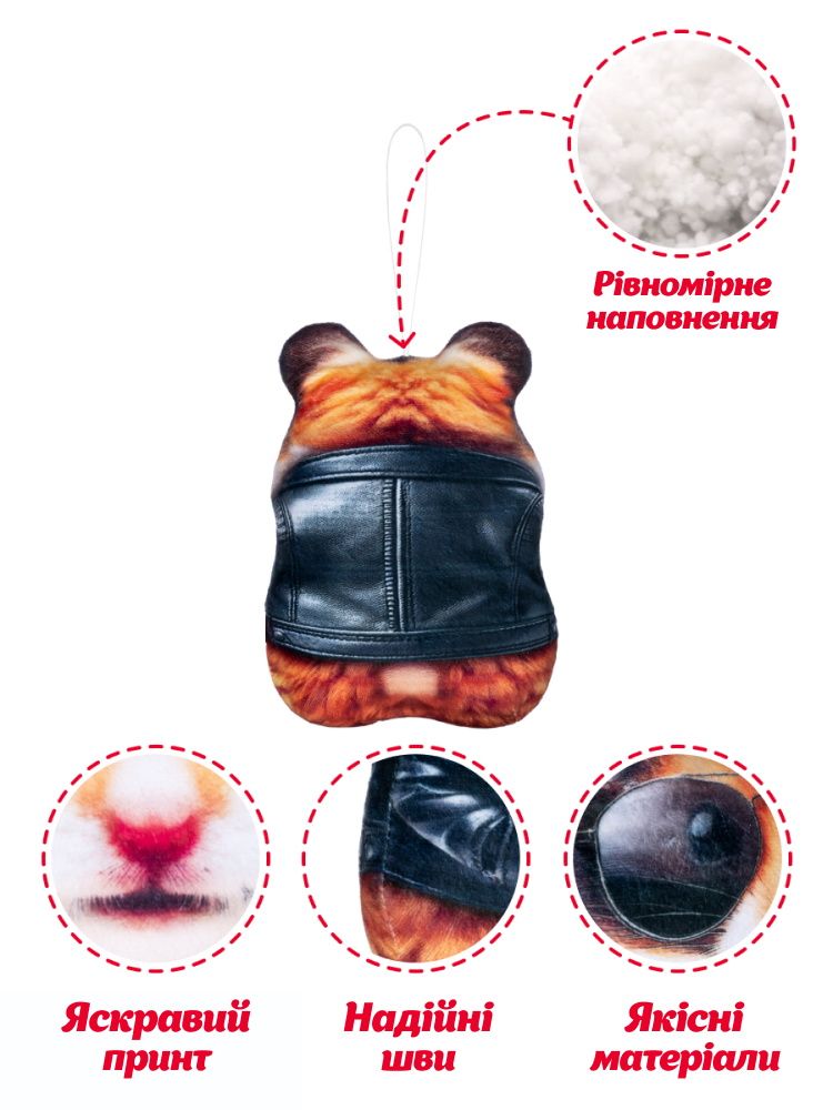 М'яка іграшка подарункова INKATOYS Хом'як 21 см PRIXM1_SU