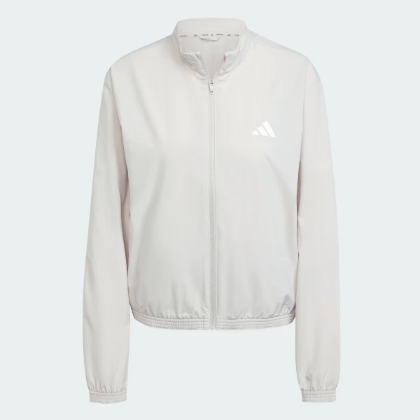 Вітрівка жіноча Adidas WE 3S WOVEN JKT WONALU/WHITE JE6173 р.XS бежева