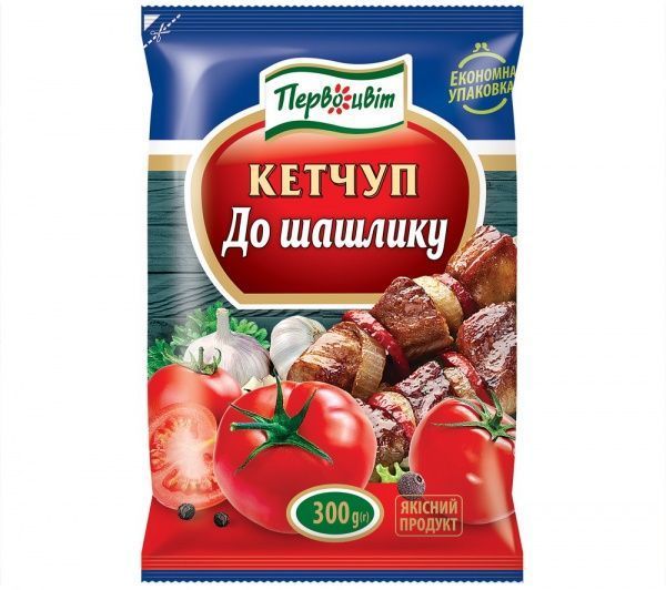 Кетчуп Первоцвіт К шашлыку 300 г