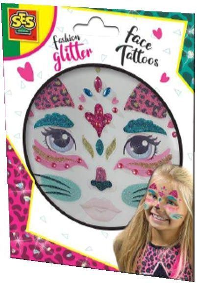 Набір наклейок-татуювань SES Котик 14146S