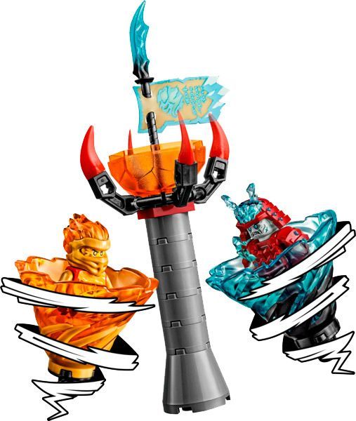 Конструктор LEGO Ninjago Удар спин-джитсу – Кай против Самурая 70684