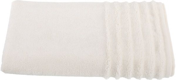 Полотенце с бордюром 70x140 см кремовый La Nuit 