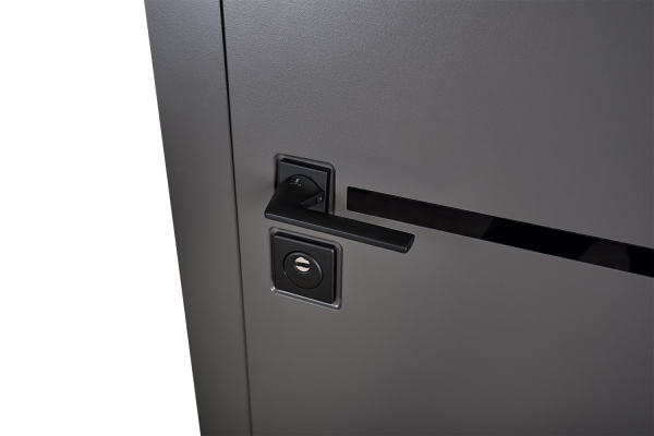 Двері вхідні Abwehr АП2-251 (КВЦ) ЧФ Kale 257/Securemme2061 кварцит 2050х860 мм праві