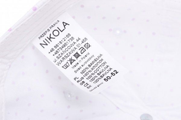 Кепка для дівчаток Pampona 21 L 10 р.52 фіолетовий 