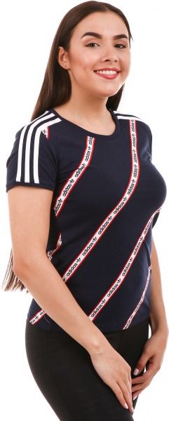 Футболка Adidas SLIM 3 S TEE BK2099 34 синій