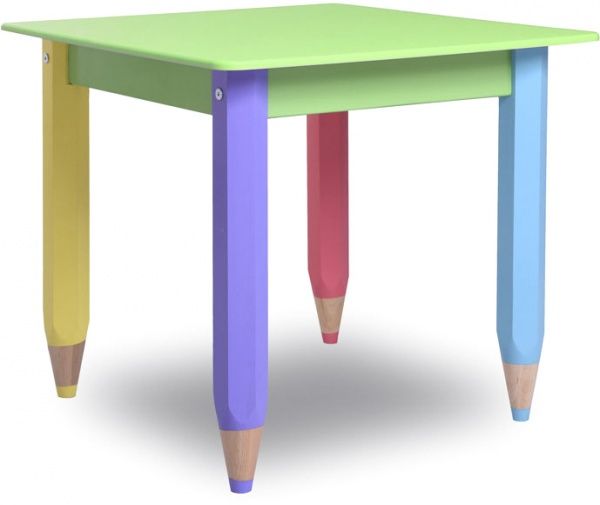 Столик Sweet baby Карандашики с пеналом 60x60 см салатовый 100016