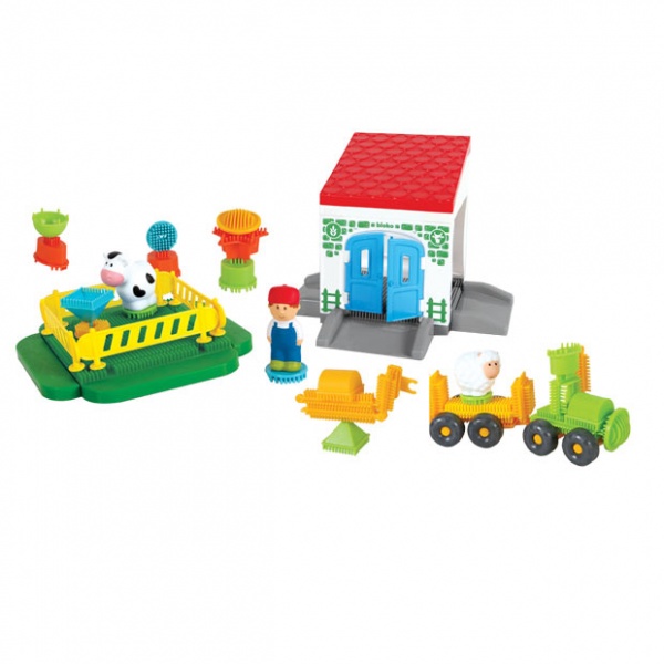 Конструктор Blocko Ферма 100шт. 48x8,2x29 см 12203