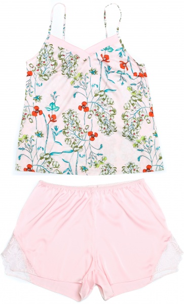 Костюм домашний женский megotex Клеопатра майка+ шорты р. L разноцветный