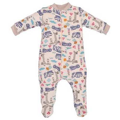 Комбінезон ясельний для хлопчика Татошка р.74 бежевий із принтом 1524232крн 