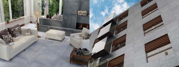 Плитка TABRIZ TILE Plaza Grey Relief 80x80 