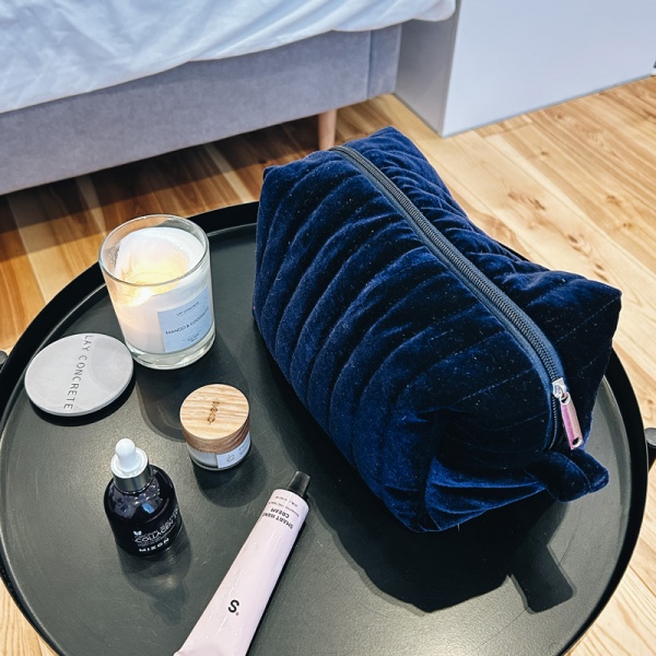 Косметичка Organize Косметичка бархатная Organize 24*13*13 см (синий) синий 