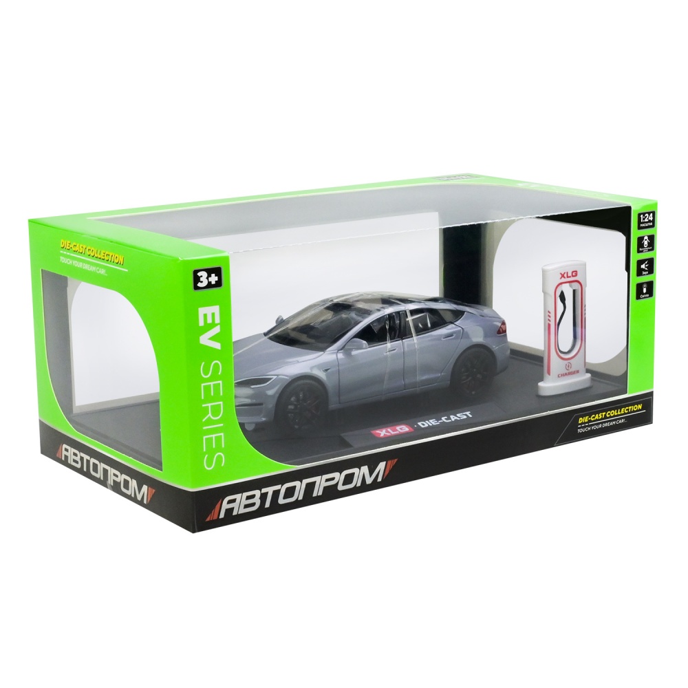 Автомобіль Автопром 1:24 із зарядною станцією AP7713