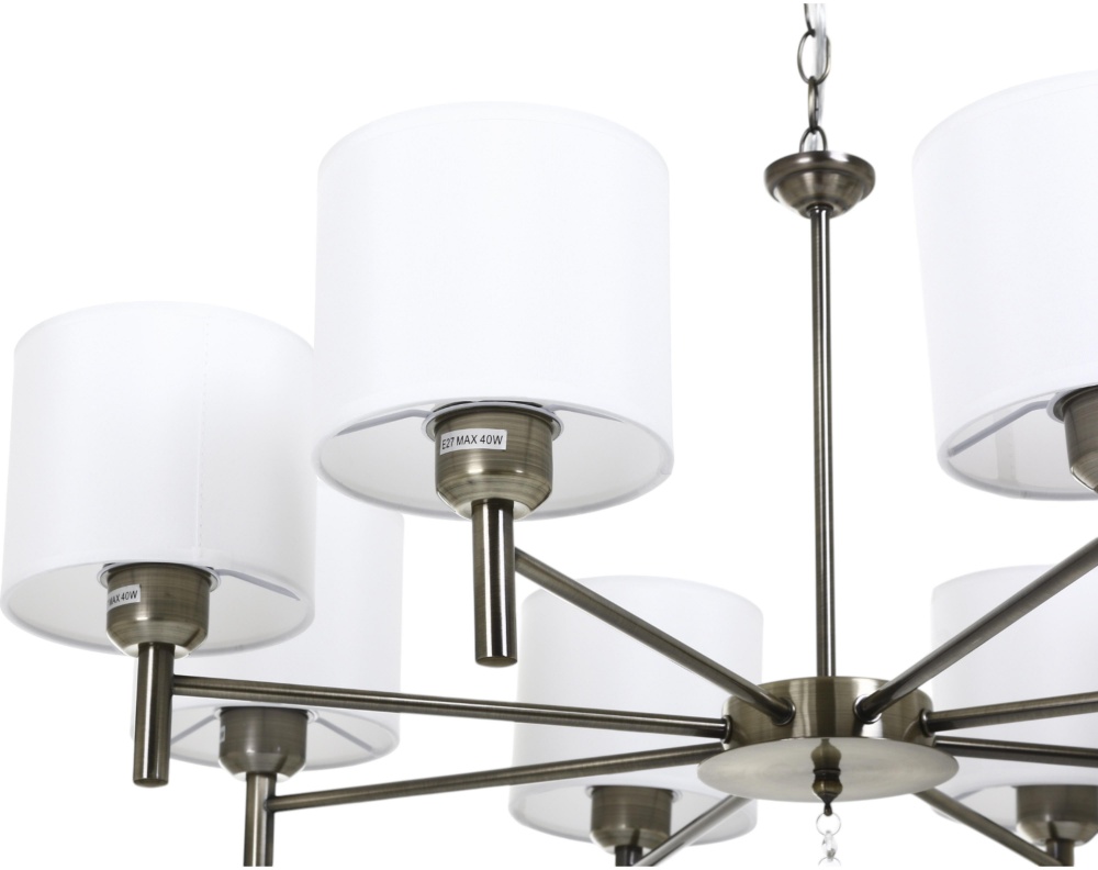 Люстра Sensio Gras 8x40 Вт E27 бронза LS-07236/8AW-E2740W