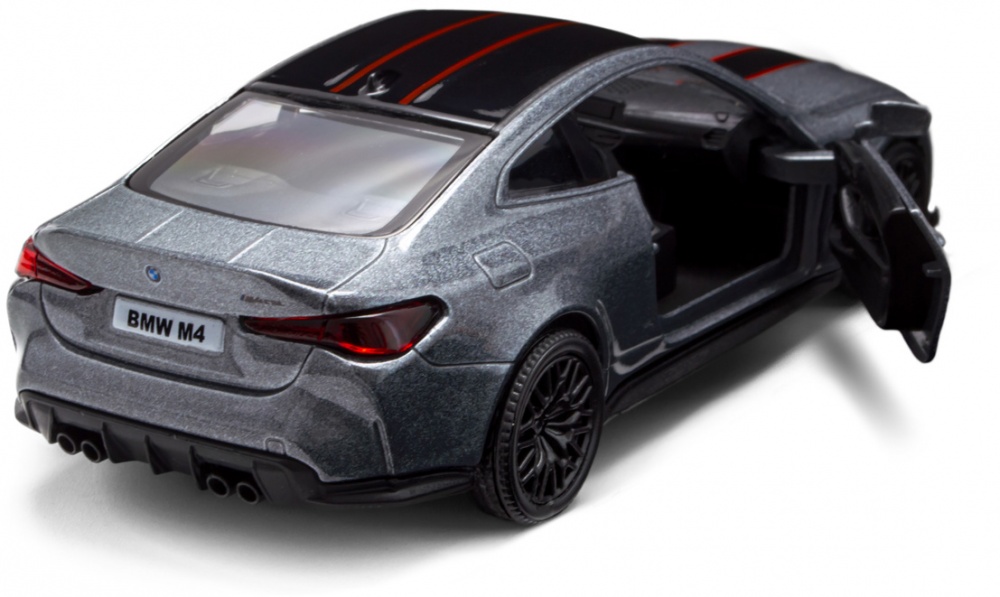 Автомодель TechnoDrive 1:43 BMW M4 CSL 2023 сірий 250436U