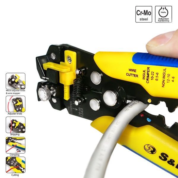 Съемник изоляции S&R 205 мм 5 в 1 580000205