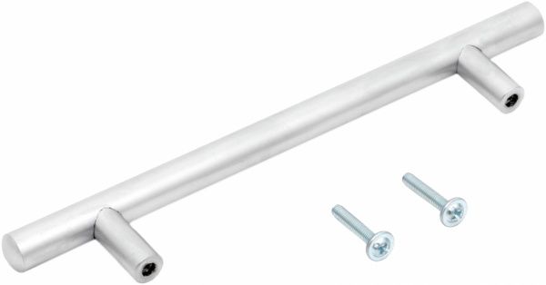 Ручка мебельная Jinaoda L530-128/188 сатин/хром