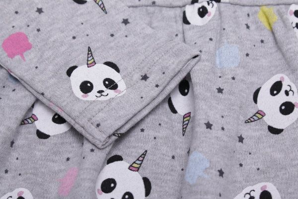Сукня Luna Kids Панда 1066/22001 р.116-122 сірий із малюнком 
