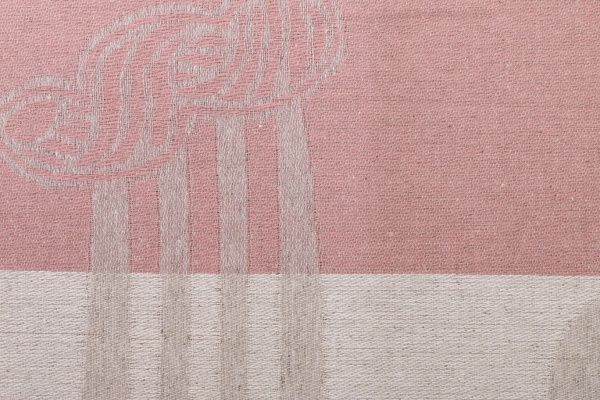 Полотенце Паста 3 46x70 см Білоруський льон розовый 