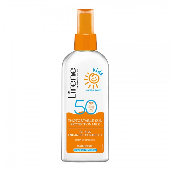 Молочко сонцезахисне Lirene SPF 50 ваніль 150 мл