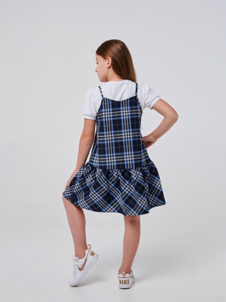 Сарафан Smil р.128 синий 120362 
