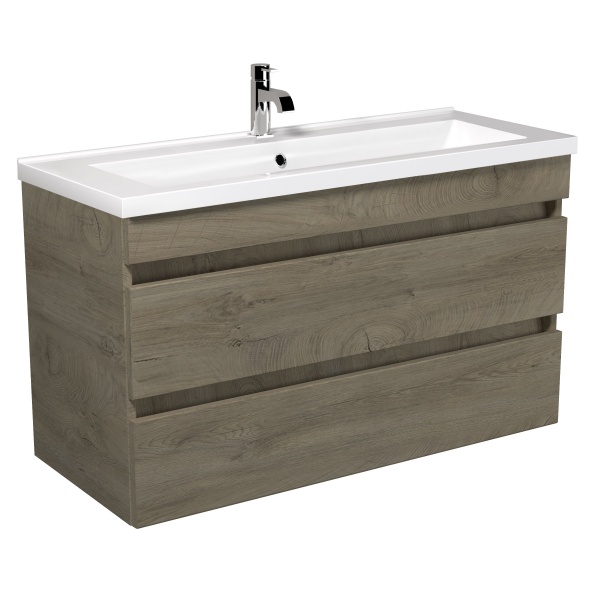 Тумба підвісна ScandiSPA Wood 100-A з умивальником Cosmopolitan 100