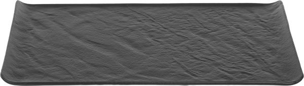 Блюдо прямоугольное Lavastone Black Surf 33,5x20,5 см 