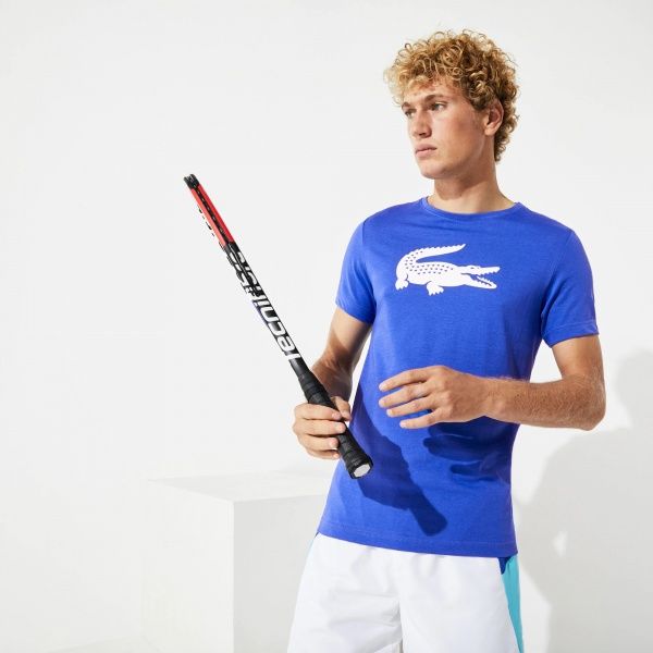 Футболка Lacoste TEE-SHIRT TH3377VCF 5 синій