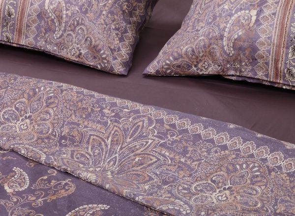 Комплект постільної білизни Matera G1 2 бронза Granfoulard