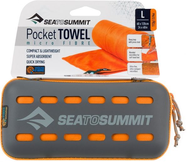 Рушник Pocket Towel L 60x120 см помаранчевий Sea To Summit 
