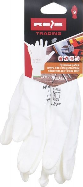 Перчатки ArtMaster с покрытием полиуретан L (9) RnyPu-FIN