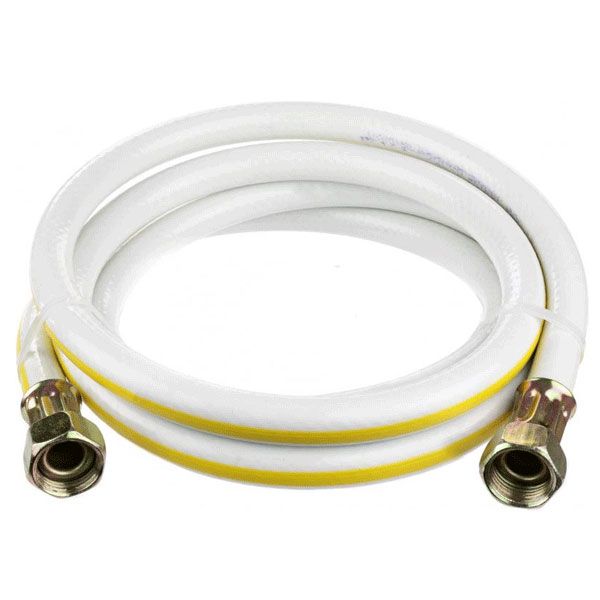 Шланг Гусак газ.белый 1,5 м.