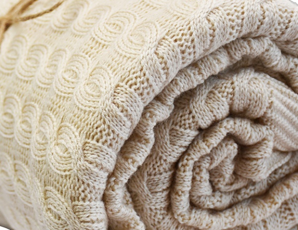 Плед Sweet home 130x170 см крем