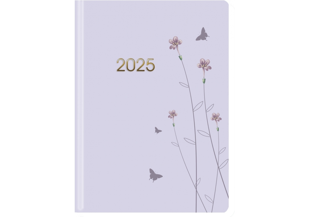 Дневник датированный Economix A5 2025 E21851 желтый