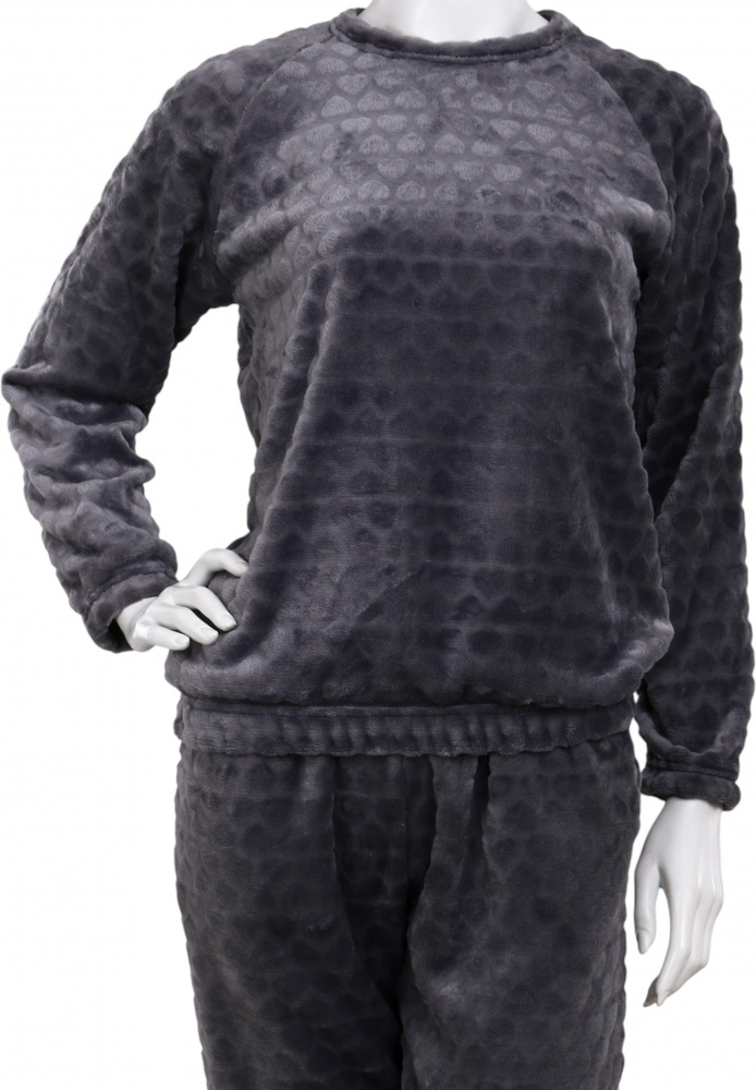 Костюм домашній жіночий La Nuit Home Teddy р. XS сірий