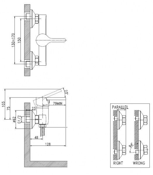 Смеситель для душа Mixxen Тренд MXTP0462