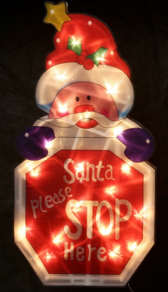 Декорация светодиодная Девилон Дед Мороз 45 см 20 ламп 