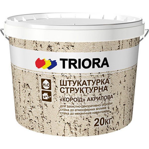 Штукатурка Triora Короед 2-2.5 мм 20 кг