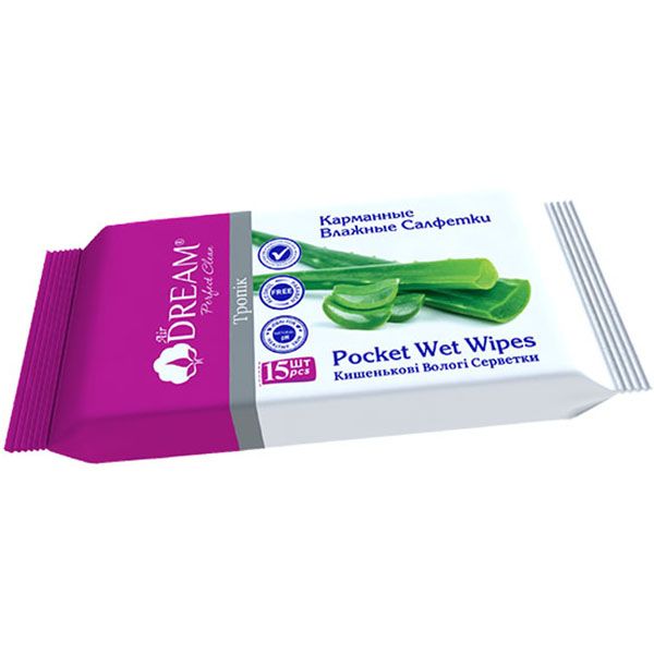Салфетка влажная Аir Dream Тропик 15 шт.